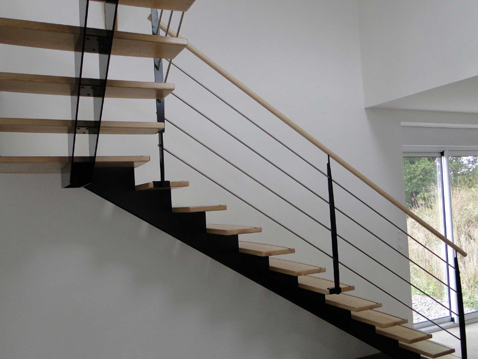 escalier vue de derriere