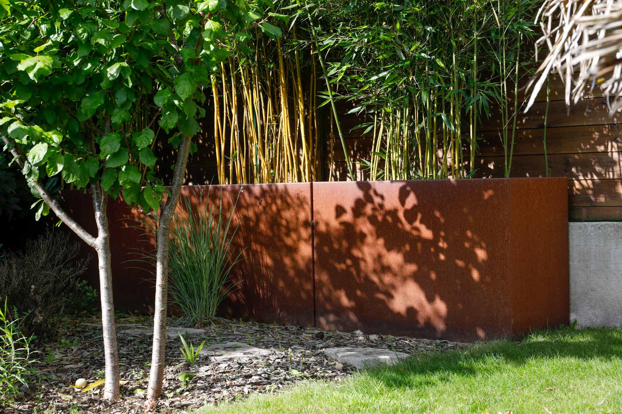 jardinière corten