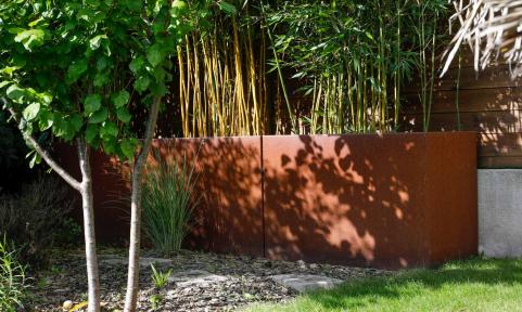 jardinière corten